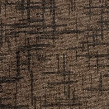 Zetex Enterprise Special Brown Basket Weave Carpet Tiles