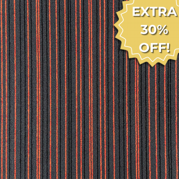 T65 Orange 10 Carpet Tiles