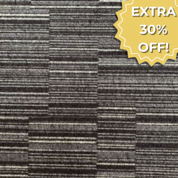 Zetex Generic Silver Licorice Carpet Tiles