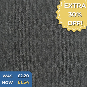 Zetex Enterprise Special Pure Black Carpet Tiles
