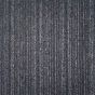 A lighter shade of grey is presented here on an attractive striped pattern. The combination of greys through light to dark blend perfectly to compliment whatever area they are laid in. The tufted loop pile tile structure and the 100% nylon build adds comf