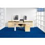 Zetex Yukon Rib Lithium carpet tiles are a high-quality and robust polypropylene rib carpet tile, ideal for commercial and industrial flooring. The tile size measures 50cm x 50cm and has a heavy-duty 3mm bitumen backing, ensuring durability and strength. 