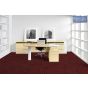 Zetex Yukon Radium is a heavy-duty carpet tile that is specifically designed for commercial and industrial use. The needlefelt rib design is constructed from 100% polypropylene material, making it strong, durable, and resistant to wear
