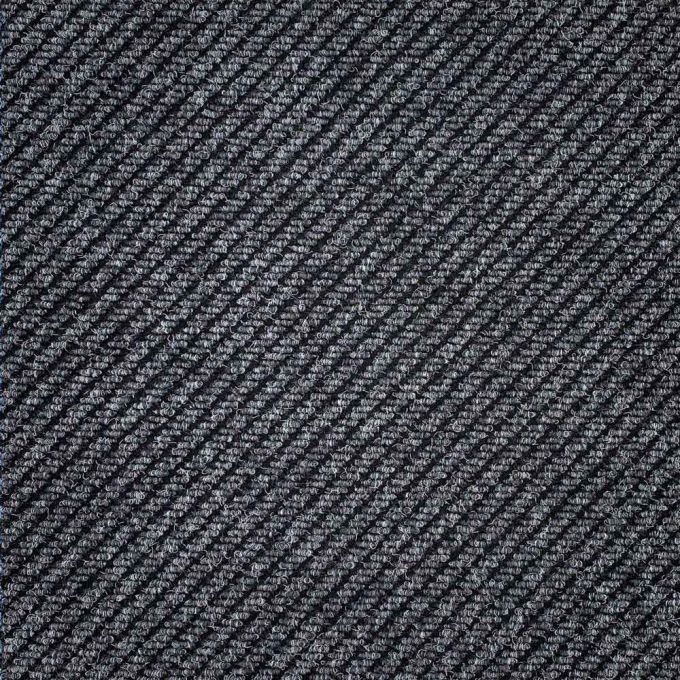 TE12 Charcoal is a heavy contract poly/nylon carpet tile, specifically designed to be used as barrier matting carpet tiles. Ideal for entrances, reception areas and doorways. The diagonal grooves that run across the tiles trap dirt and moisture while leav