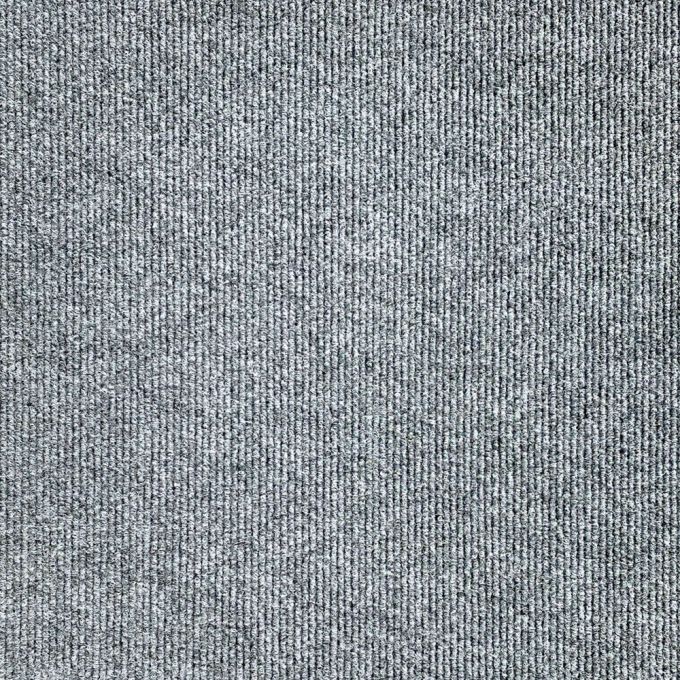 Sample of Zetex Yukon Rib Nickel Carpet Tiles