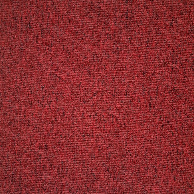 Zetex Enterprise Garnet Red is a top-quality carpet tile suitable for heavy commercial use. The tufted loop pile is made of 100% nylon yarn construction, making it highly durable and resistant to wear and tear. With a gauge of 1/10, a pile weight of 540g/