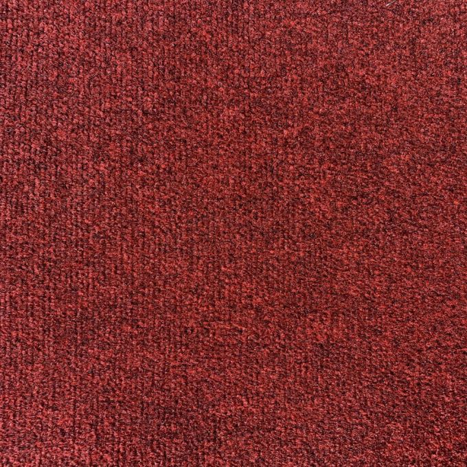 T82 Sunset Red is a 100% polypropylene needlefelt fine rib cord carpet tile. Achieving a class 32 rating, the T82 range is ideal for commercial and domestic floor covering. T82 Sunset Red is a repeatable stock item.

- EN685 Class 32 General Commercial 