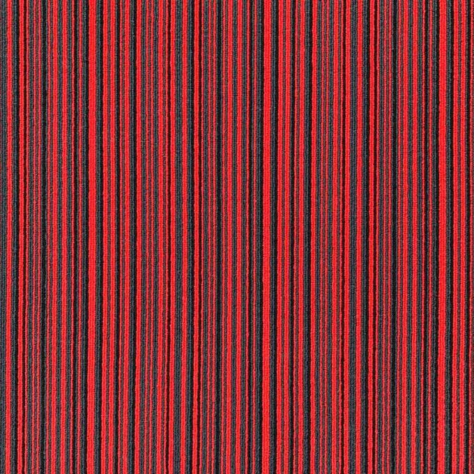 Sample of T65 Scarlet 60 is a nylon loop pile carpet tile. Ideal for heavy commercial use. Tile size is 50cm x 50cm and the carpet tiles are approximately 7mm thick. They have a heavy duty 3mm reflex backing and are sold in boxes of 20.