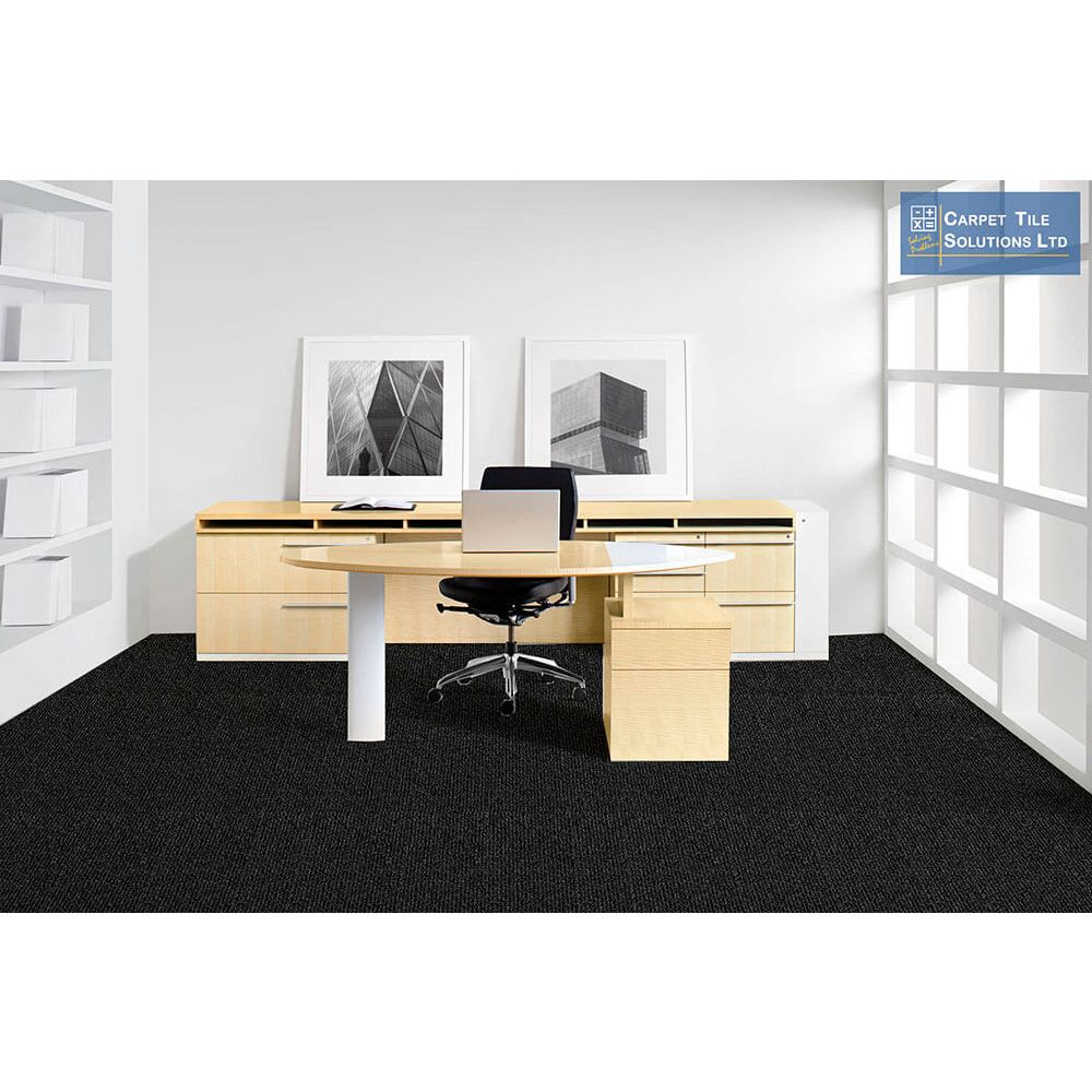 Black outlet office carpet