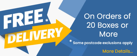 Free Delivery on Orders Over 20 Boxes